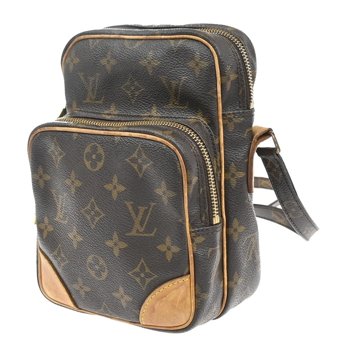 LOUIS VUITTON Amazon Crossbody Shoulder Bag Monogram Leather BN M45236 85MA695