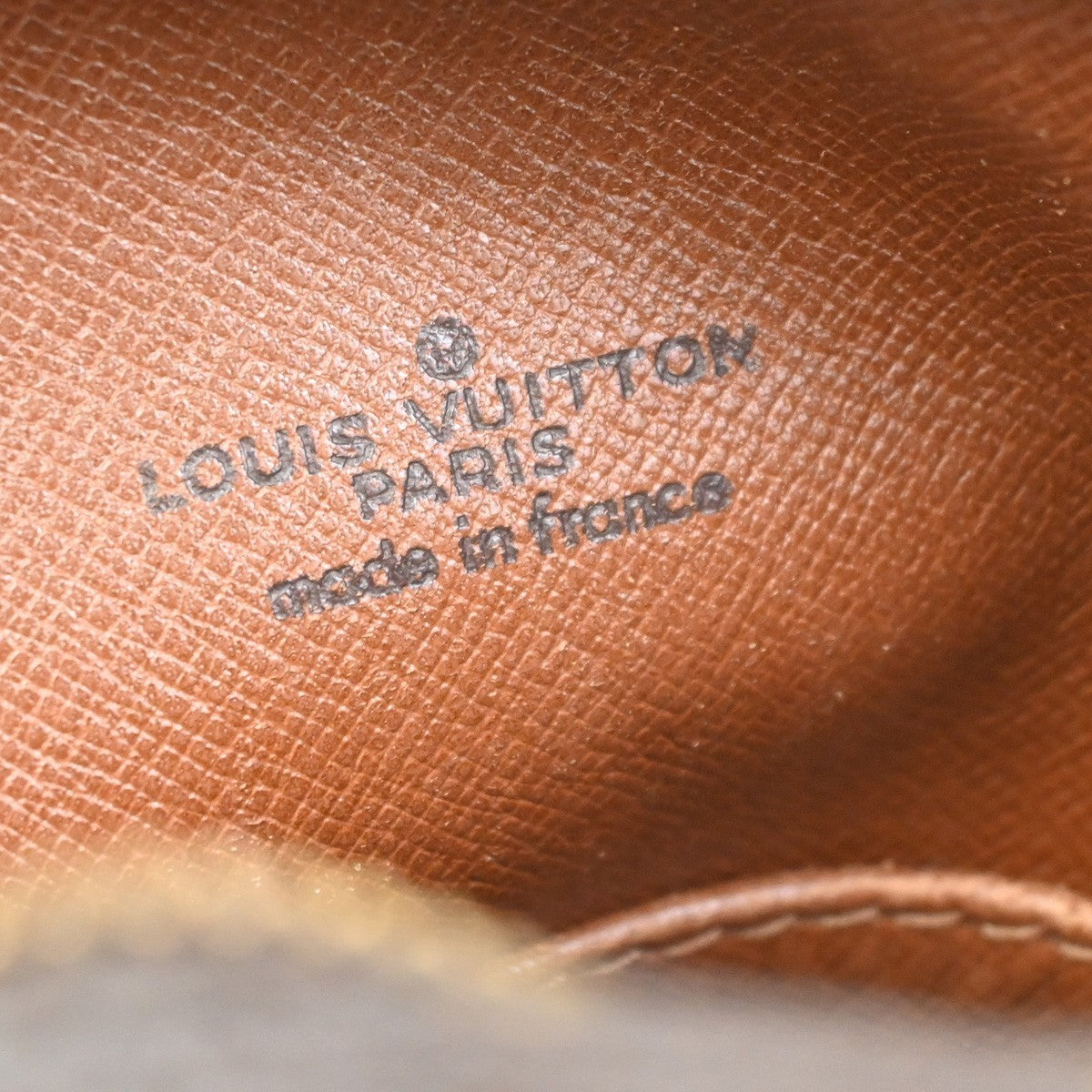 LOUIS VUITTON Danube Shoulder Bag Monogram Leather Brown France M45266 65KD129