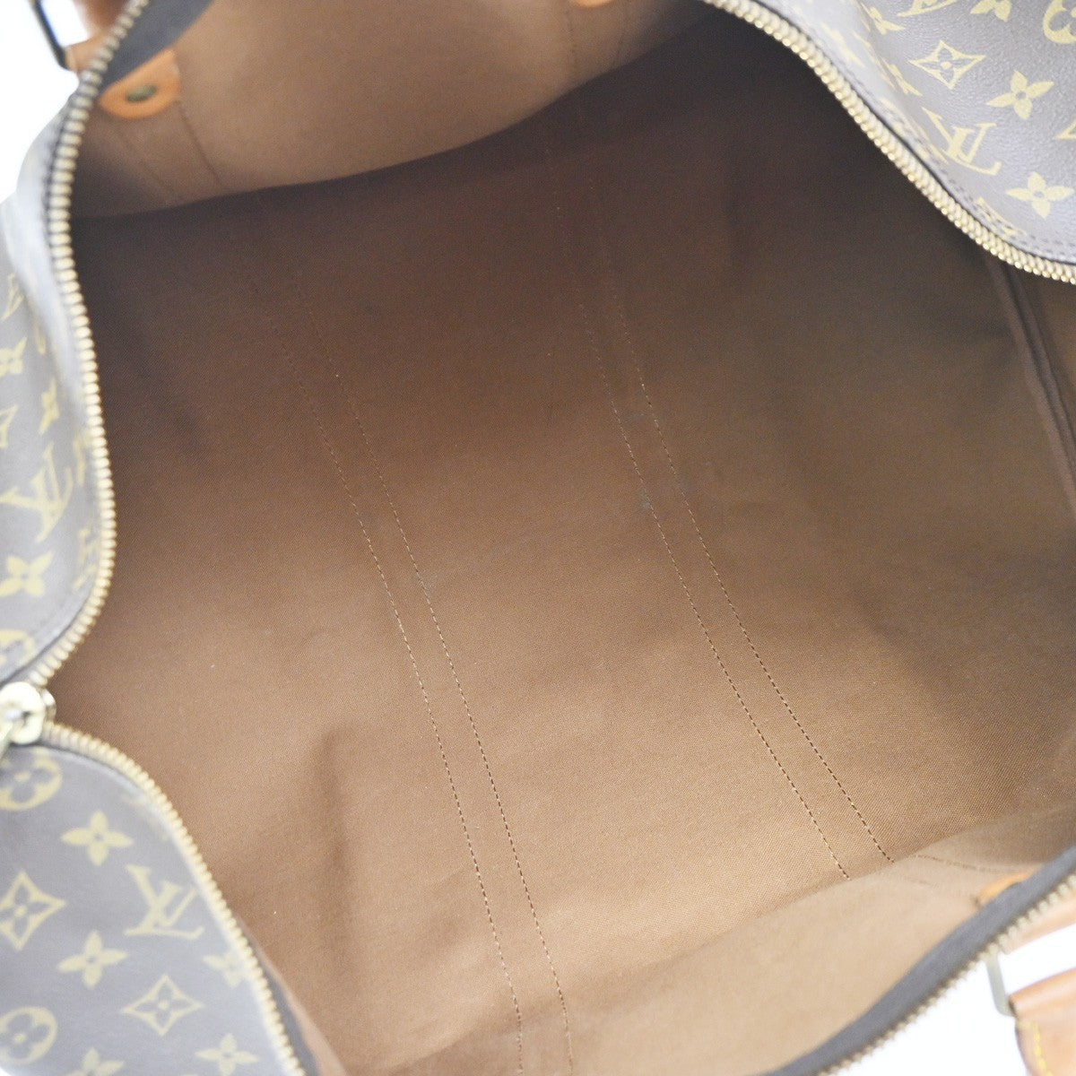 LOUIS VUITTON Keepall 50 Travel Hand Bag Monogram Leather Brown M41426 73YH896