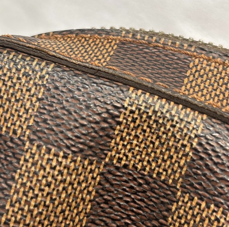 LOUIS VUITTON Geronimos Bum Body Bag Damier Leather Brown Spain N51994 71KD174