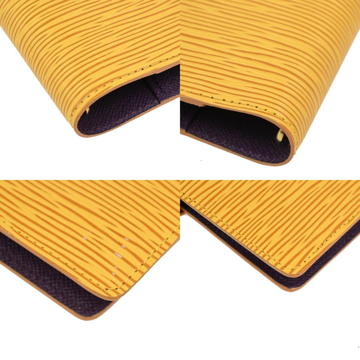LOUIS VUITTON Agenda PM Notebook Cover Epi Leather Yellow M63559 09TA295
