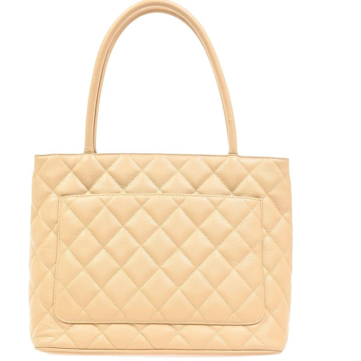 CHANEL CC Logo Shoulder Hand Bag Grained Calfskin Leather BE GHW Italy 307RL837