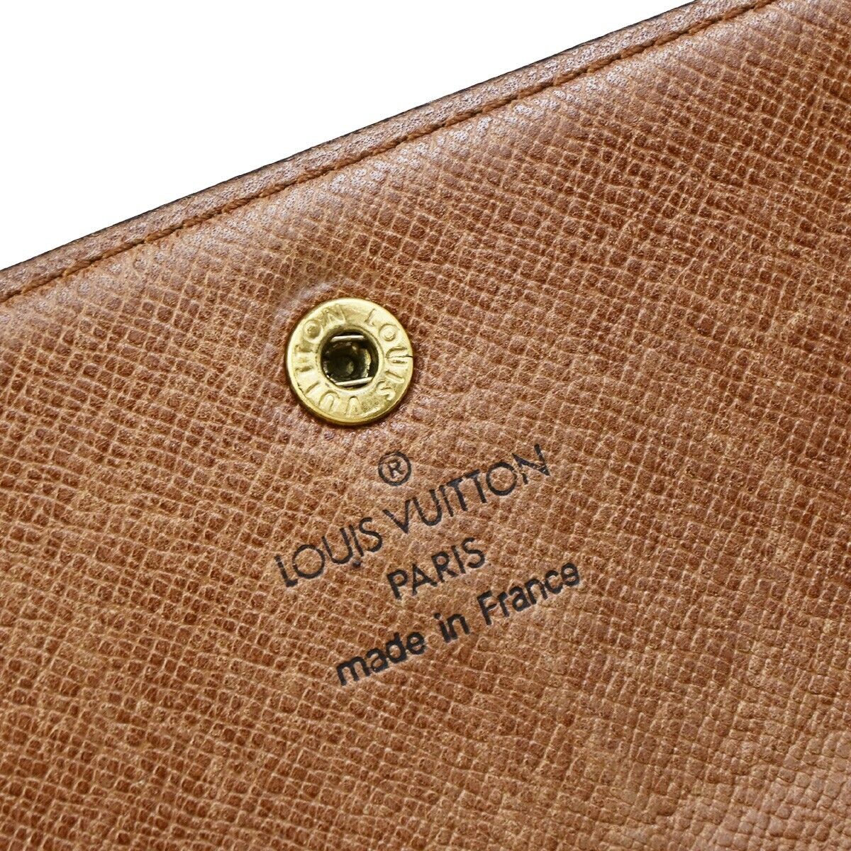 LOUIS VUITTON International Long Trifold Wallet Monogram Brown M61215 09ED244