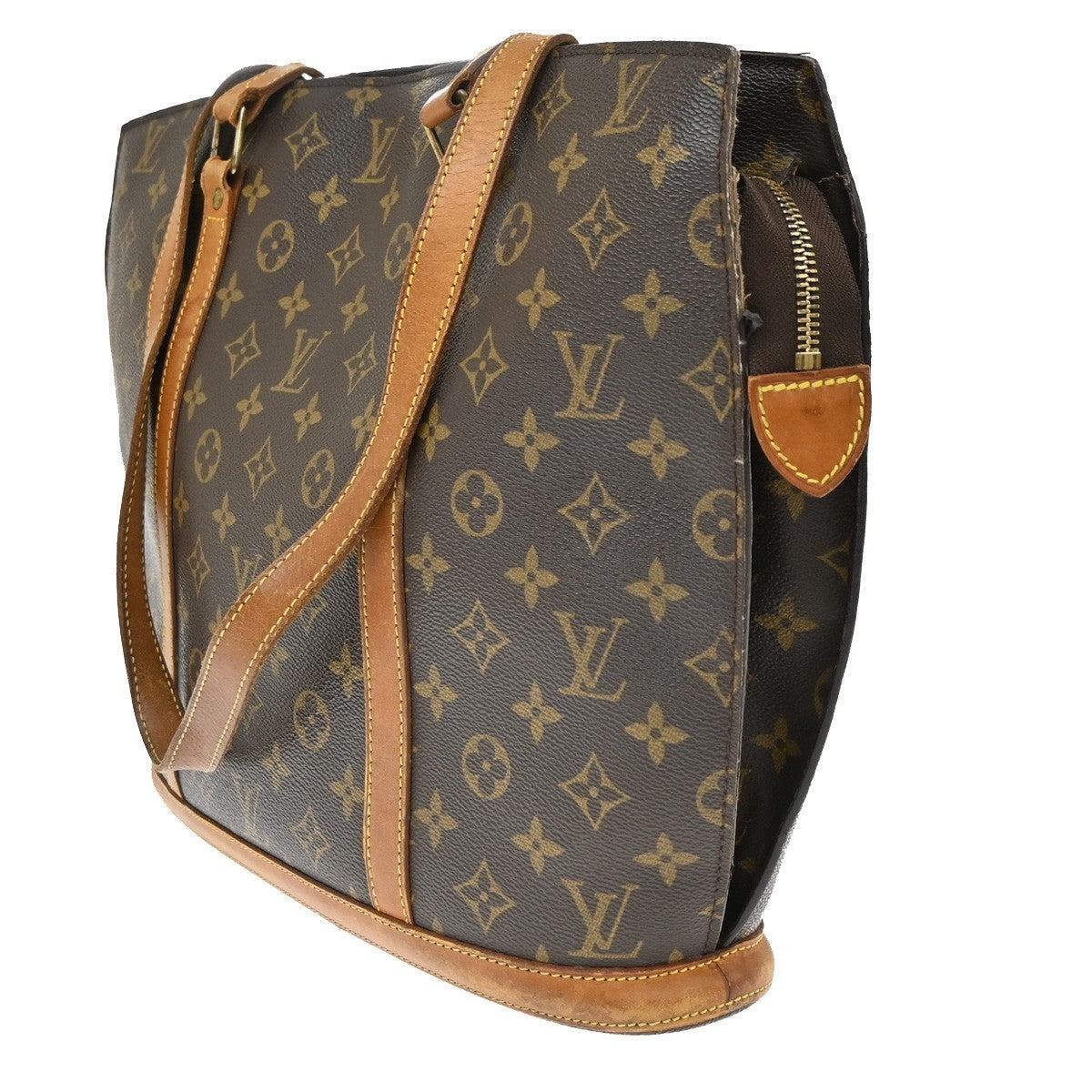 LOUIS VUITTON BABYLONE Shoulder Bag Monogram Leather Brown France M51102 32KD247