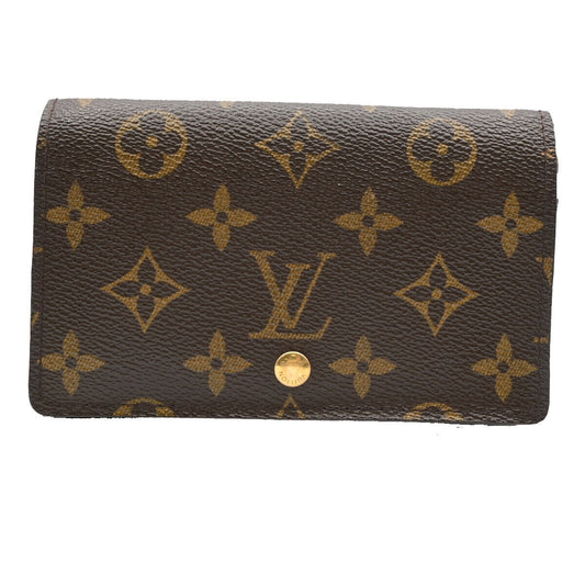 LOUIS VUITTON Porte Monnaie Billets Tresor Bifold Wallet Monogram M61730 61YE528