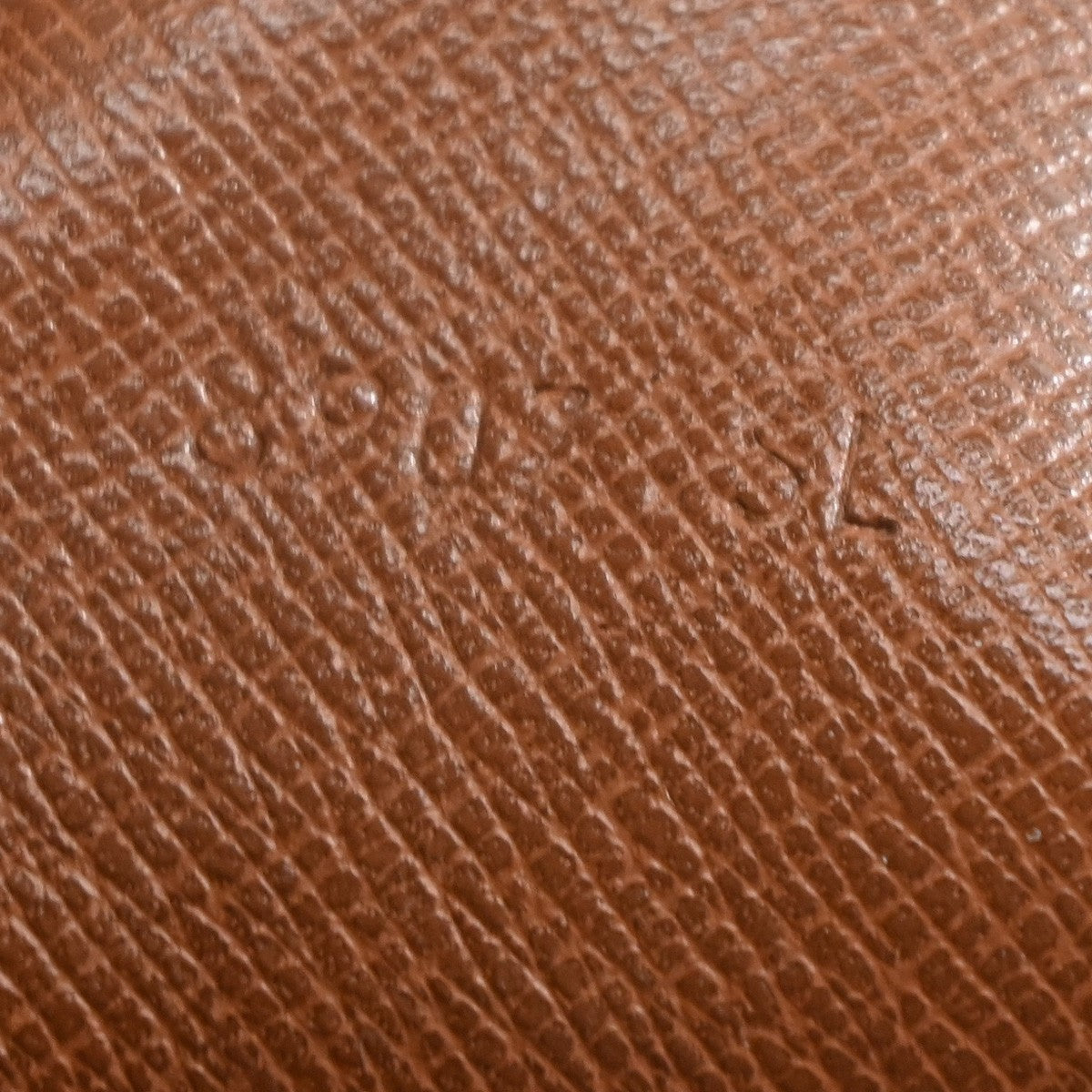 LOUIS VUITTON Logo Danube MM Shoulder Bag Monogram Leather Brown M45264 86SA147