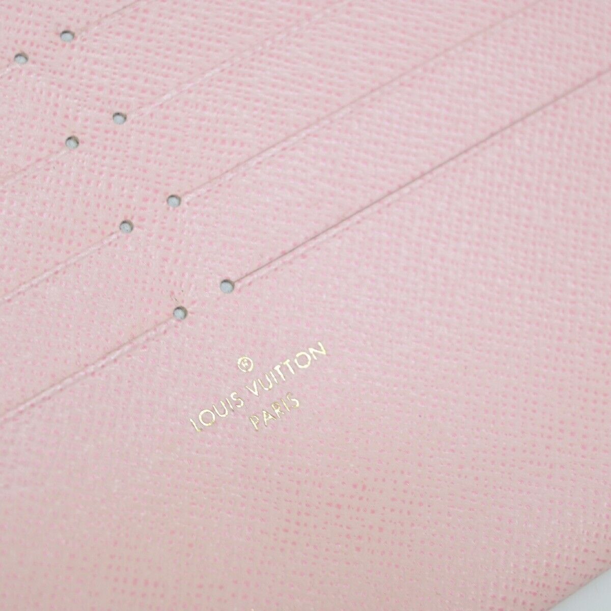LOUIS VUITTON Felicie Pochette Chain Shoulder Bag Damier Azur WE N63106 99FB120