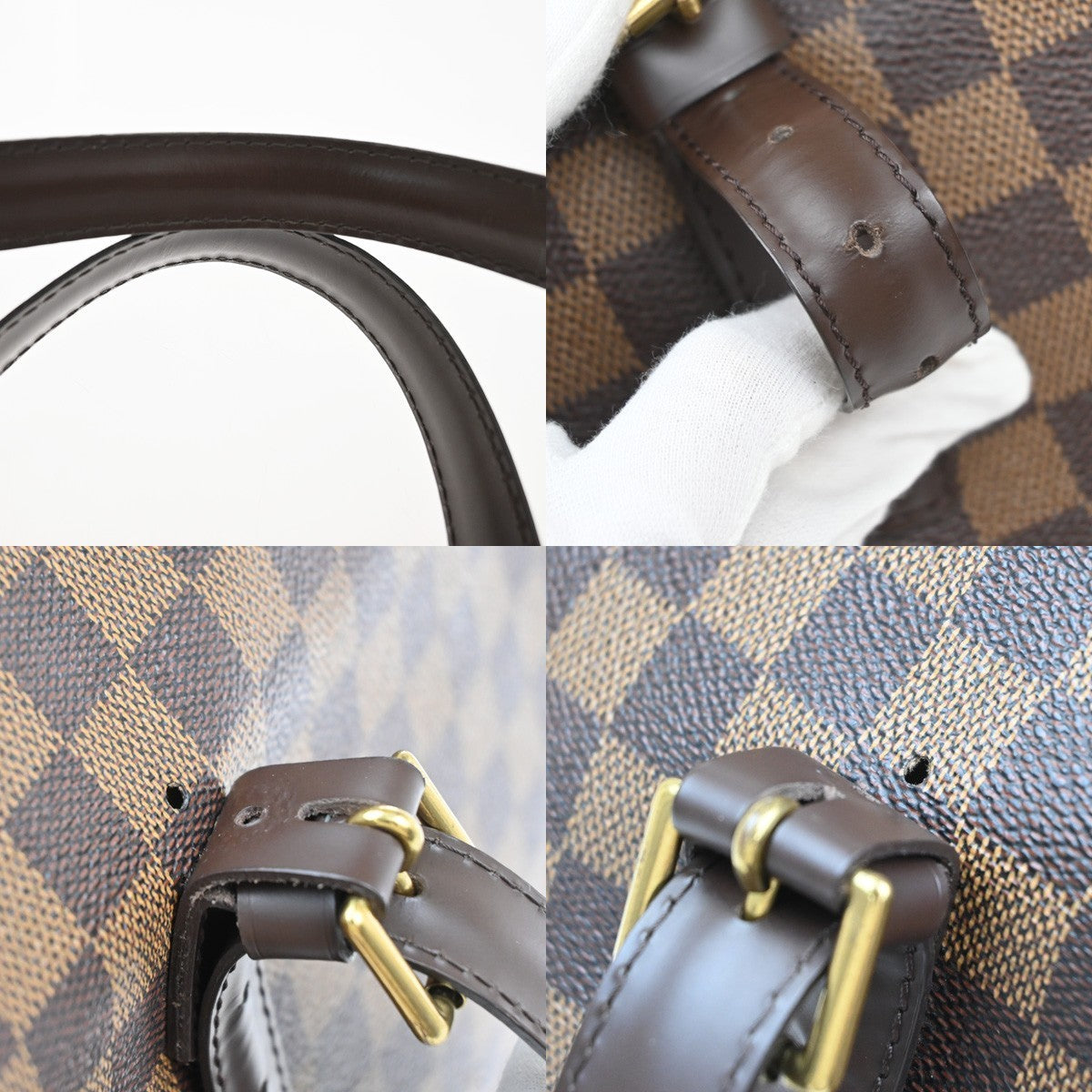 LOUIS VUITTON Chelsea Shoulder Tote Bag Damier Ebene Leather BN N51119 86YJ119