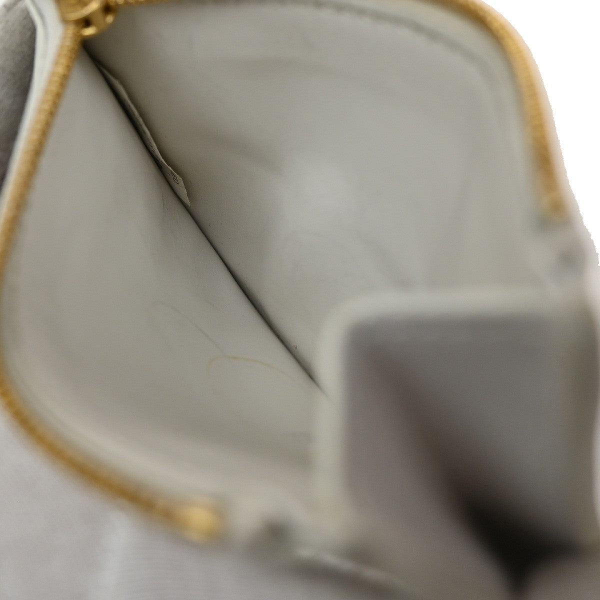 BOTTEGA VENETA Logo Cassette Intrecciato Compact Wallet Leather White 65EG128