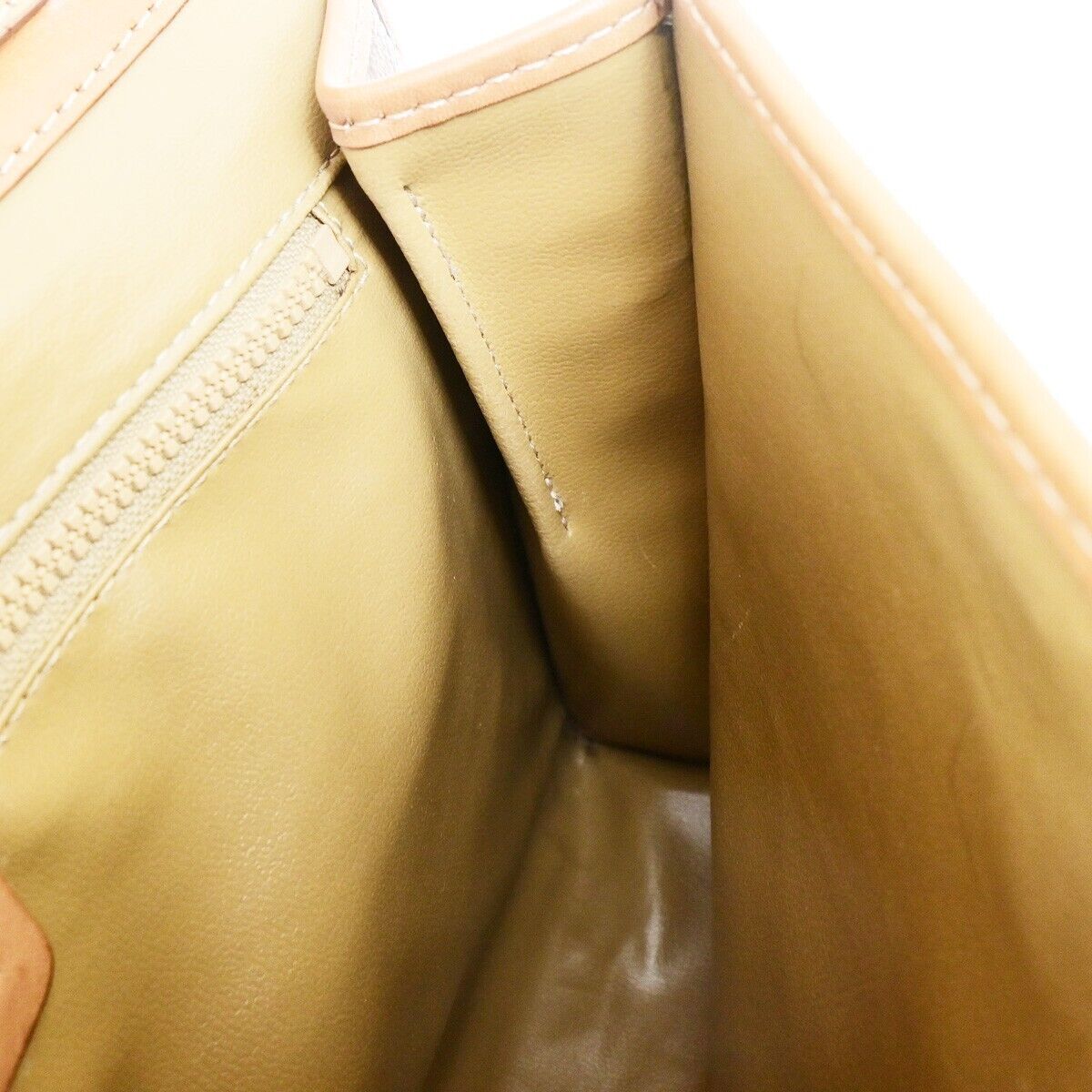 CELINE Logo Macadam Pattern Shoulder Bag PVC Leather Brown GHW Italy 65FB173