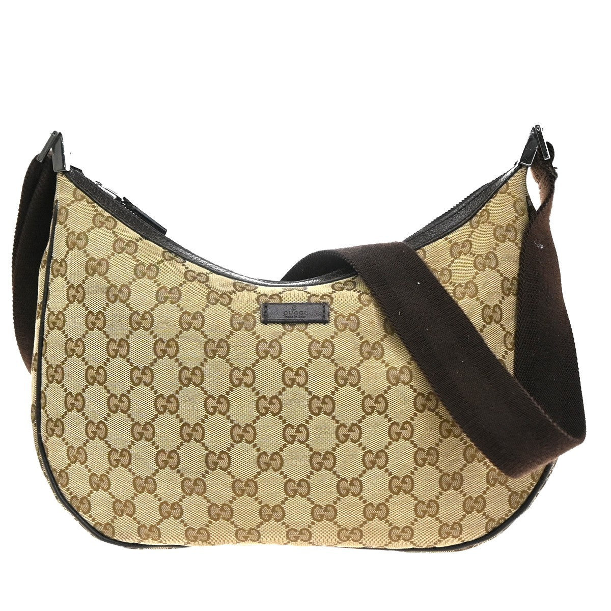 GUCCI Logo GG Pattern Crossbody Shoulder Bag Canavs Leather BN SHW Italy 70YJ143