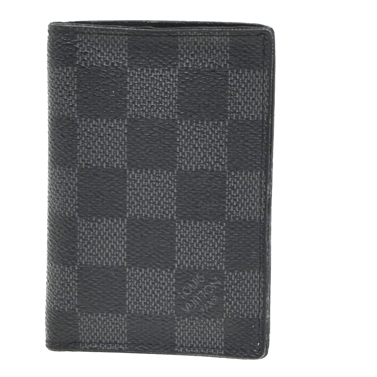 LOUIS VUITTON Organizer De Poche Card Case Damier Graphite Black N63075 05DA170