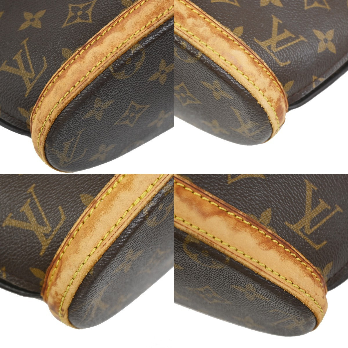 LOUIS VUITTON BABYLONE Shoulder Bag Monogram Leather Brown France M51102 32YJ032