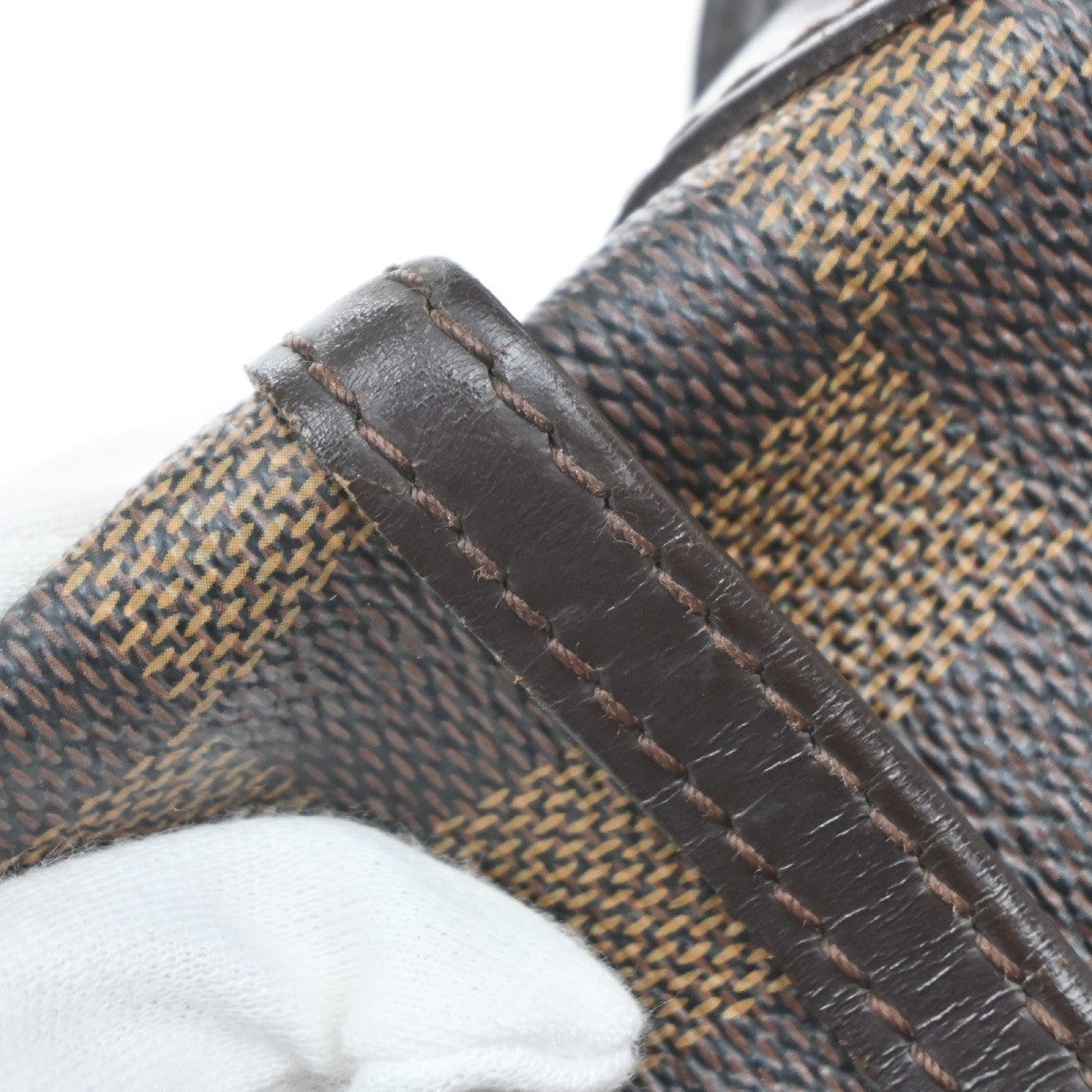 LOUIS VUITTON Bloomsbury PM Shoulder Bag Damier Leather Brown N42251 14CA978