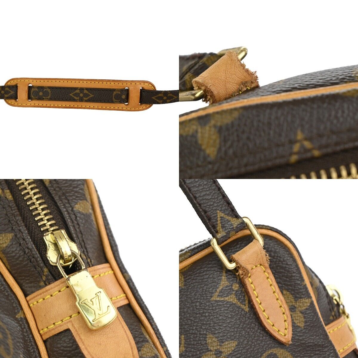 LOUIS VUITTON Marly Bandouliere Shoulder Bag Monogram Leather BN M51828 11EA789
