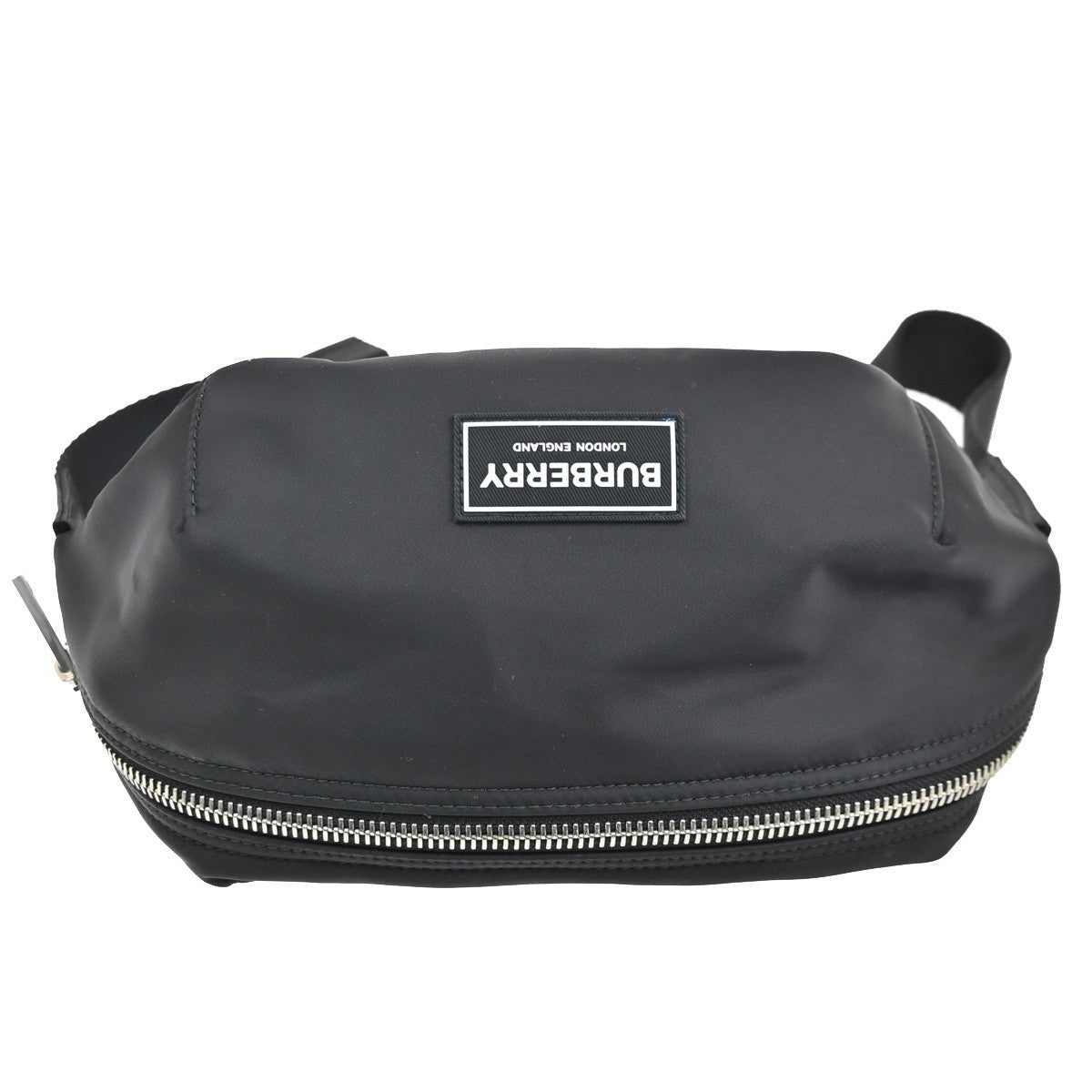 BURBERRY Logo Sonny Belt Bum Body Bag Nylon Black SHW 62CA650