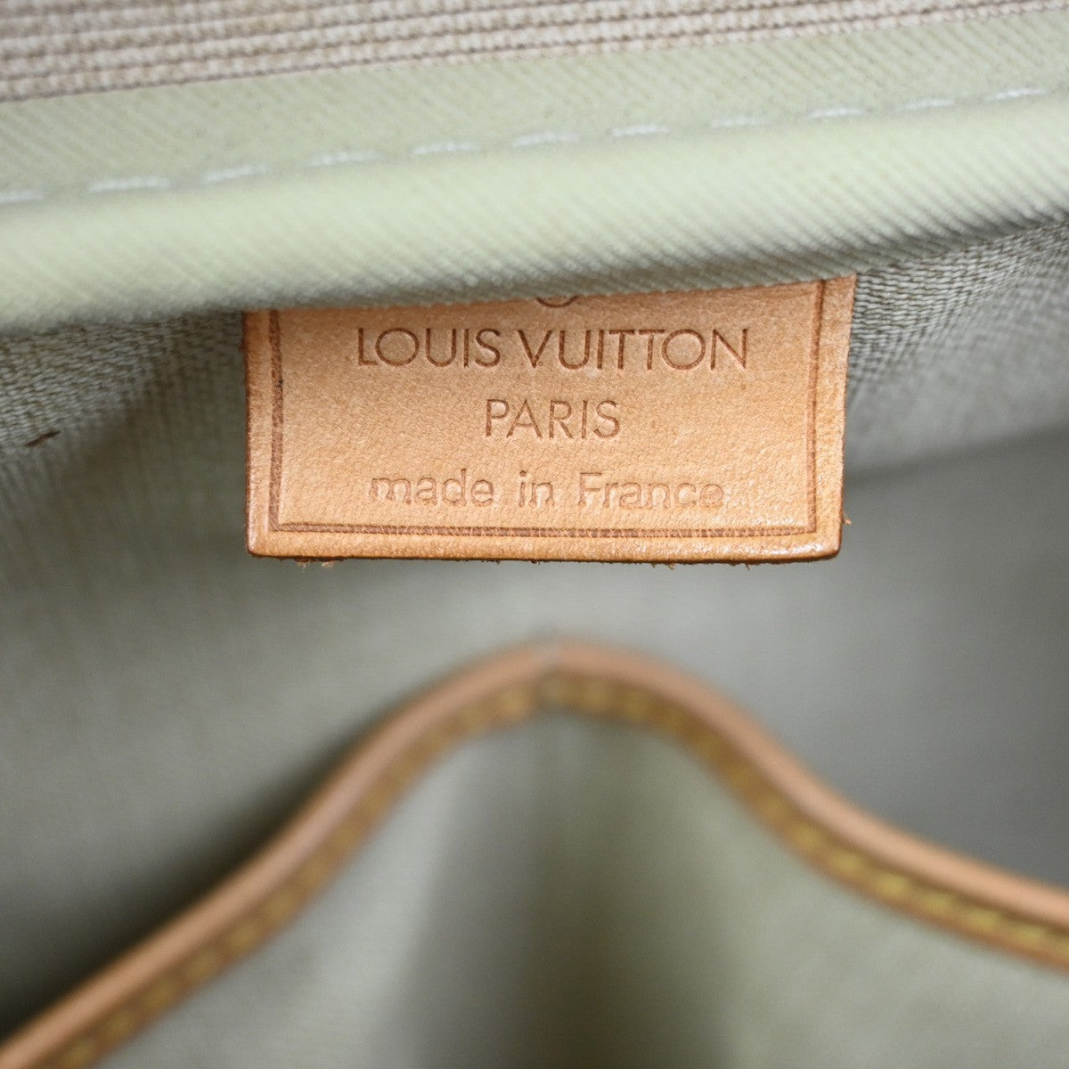 LOUIS VUITTON LV Logo Deauville Hand Bag Monogram Leather Brown M47270 73KC971