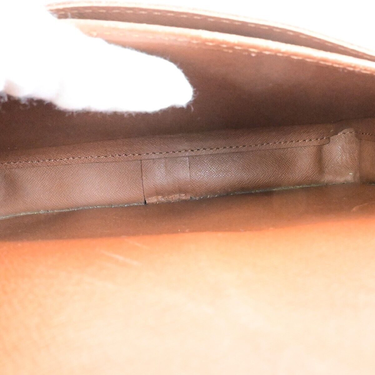 LOUIS VUITTON Cartouchiere GM Shoulder Bag Monogram Leather Brown M51252 62ED502