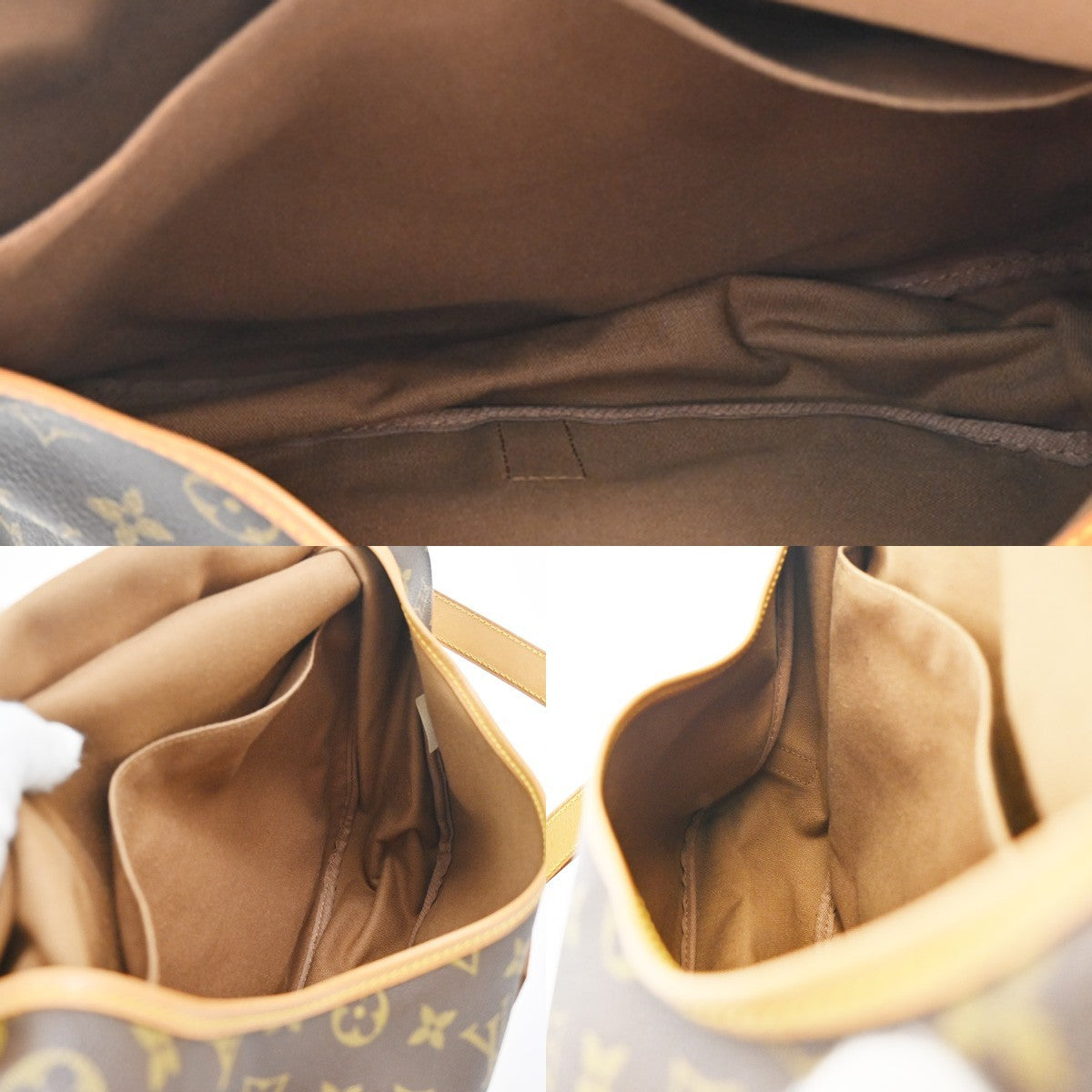LOUIS VUITTON Saumur 35 Shoulder Bag Monogram Leather BN France M42254 15KC498