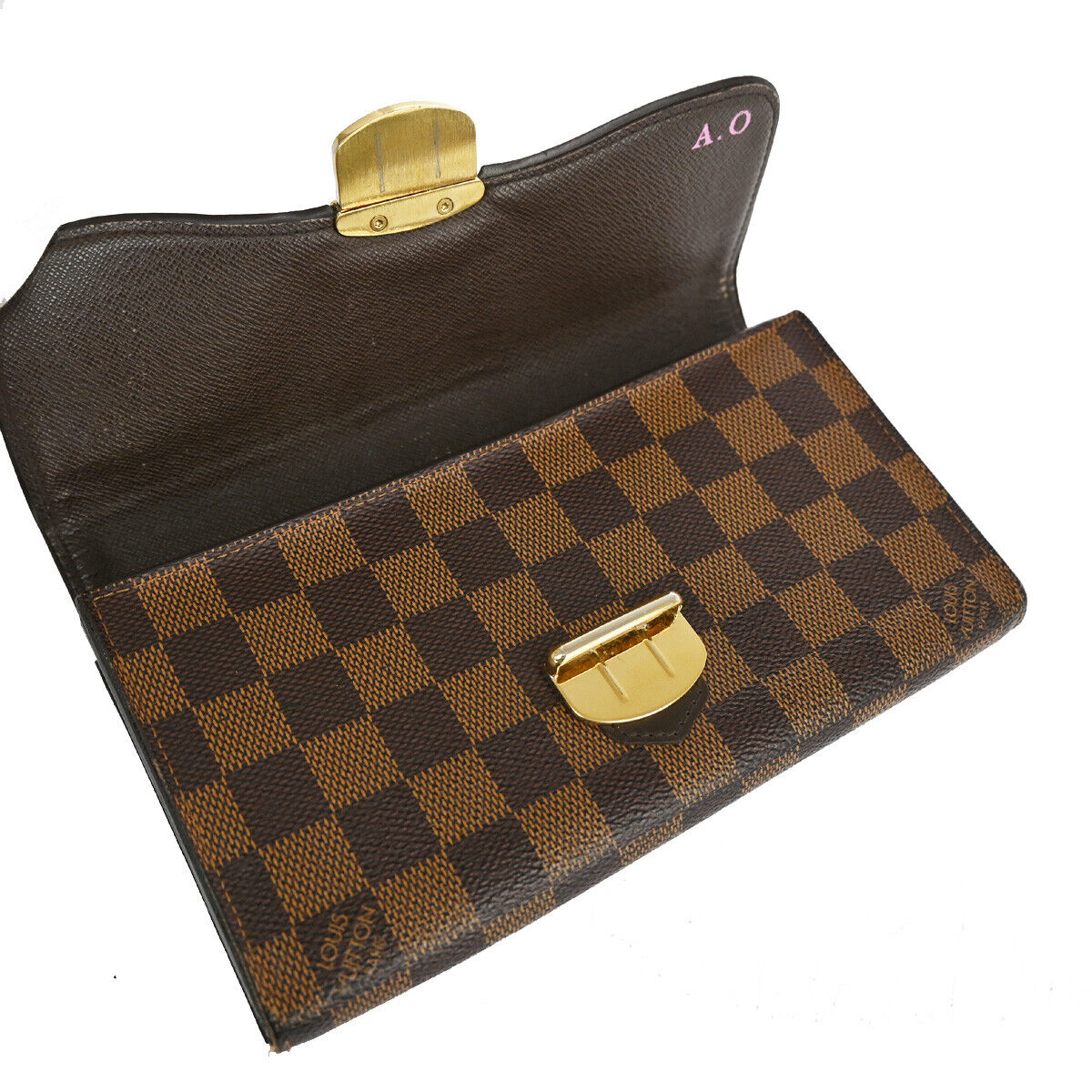 LOUIS VUITTON Portefeuille Sistina Long Wallet Damier Leather BN N61747 04YE302