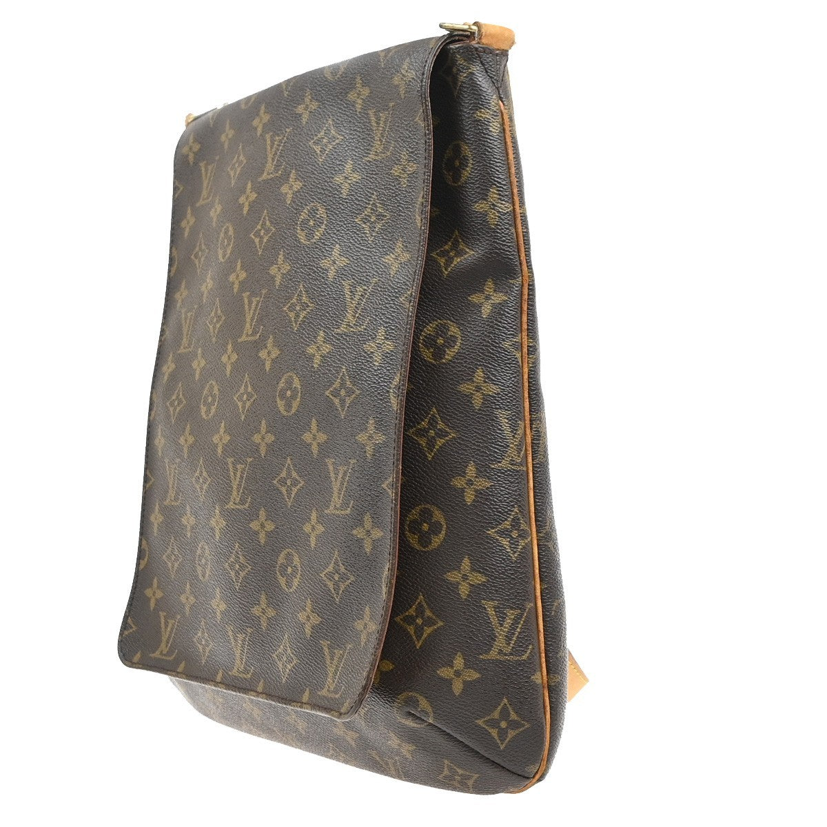 LOUIS VUITTON Musette Shoulder Bag Monogram Leather Brown France M51256 70KC720