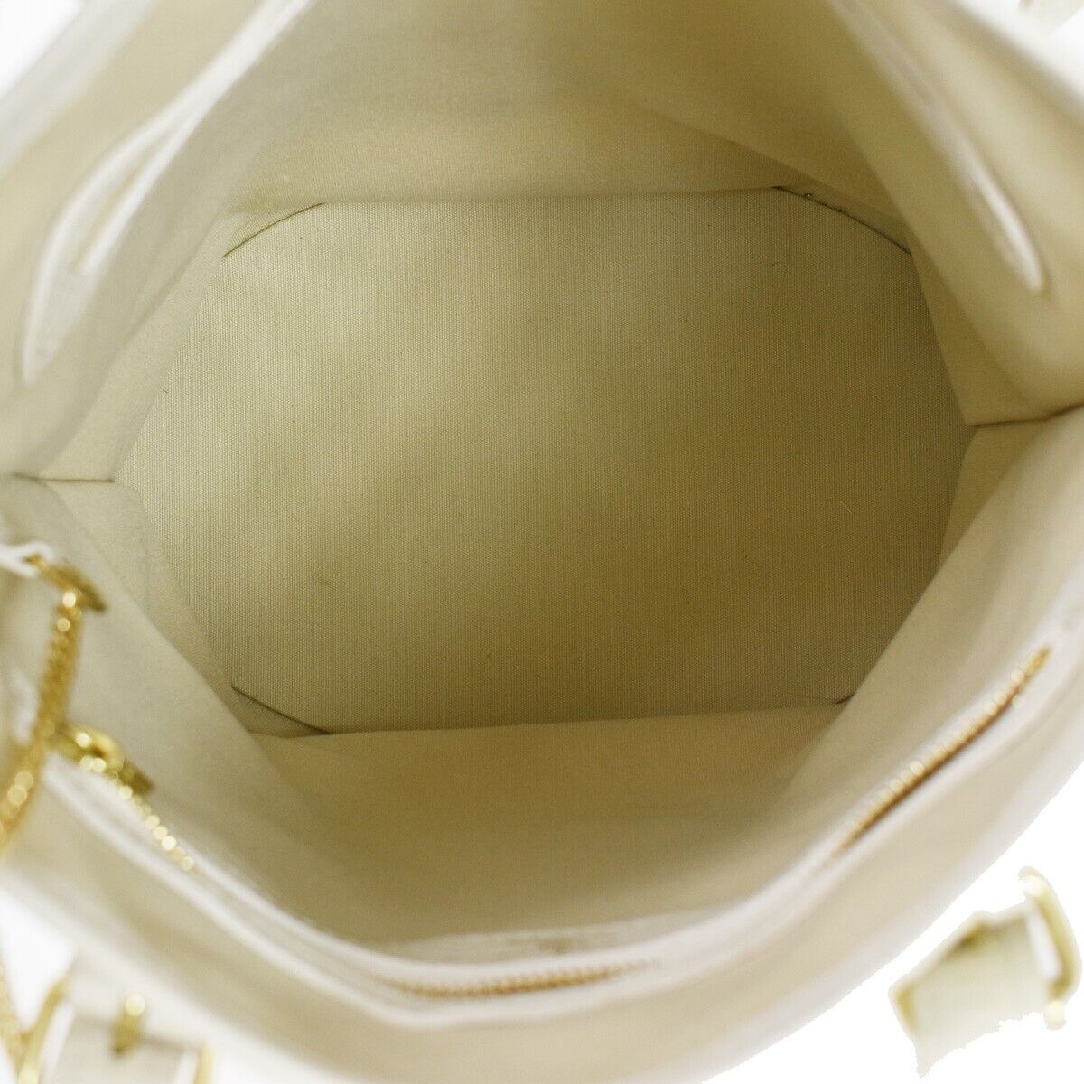 LOUIS VUITTON BUCKET PM Shoulder Bag Monogram Mini Lin Ivory Dunne 76YD133