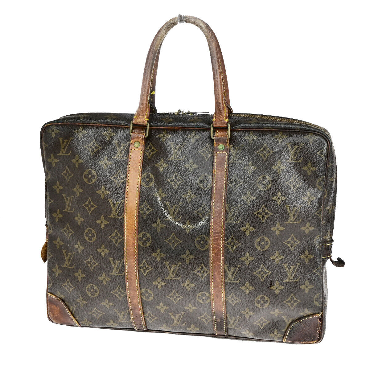 LOUIS VUITTON Porte Documents Voyage Briefcase Hand Bag Monogram M53361 04YF584