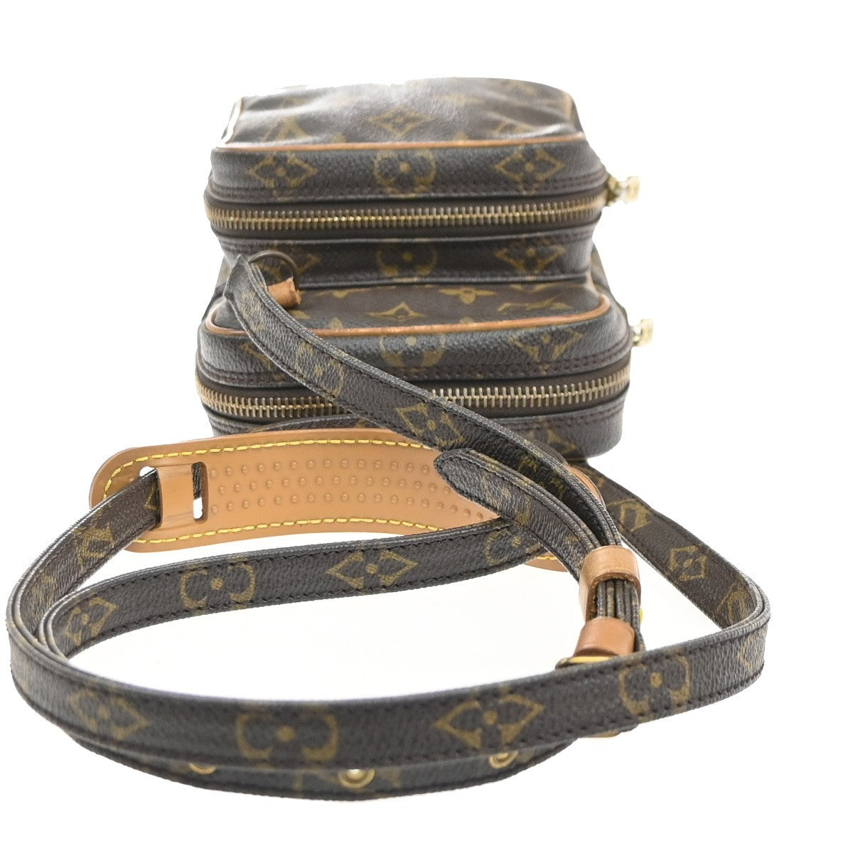 LOUIS VUITTON Mini Amazon Shoulder Bag Monogram Leather Brown M45238 34MA463