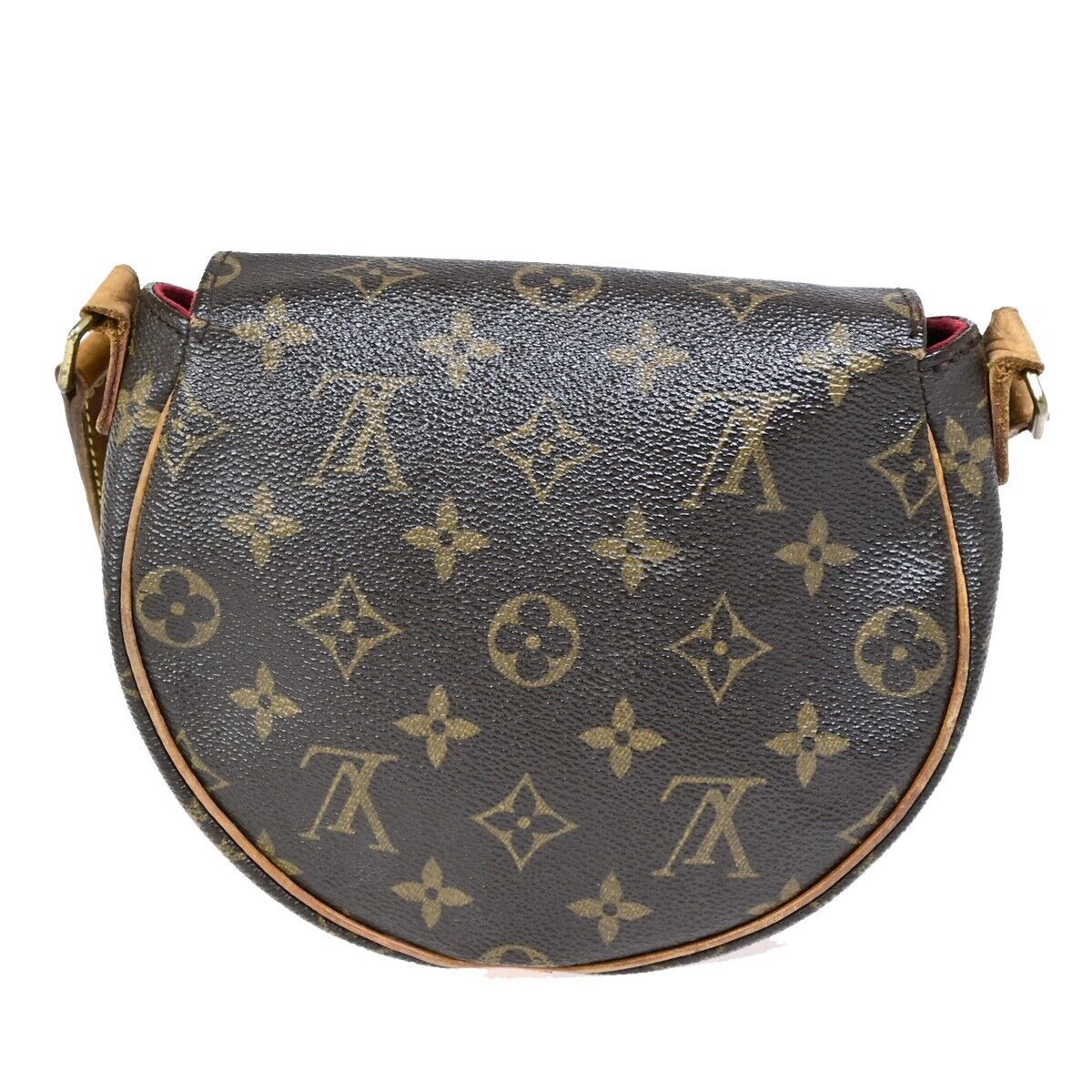 LOUIS VUITTON LV Tambourine Shoulder Bag Monogram Leather Brown M51179 73HC027