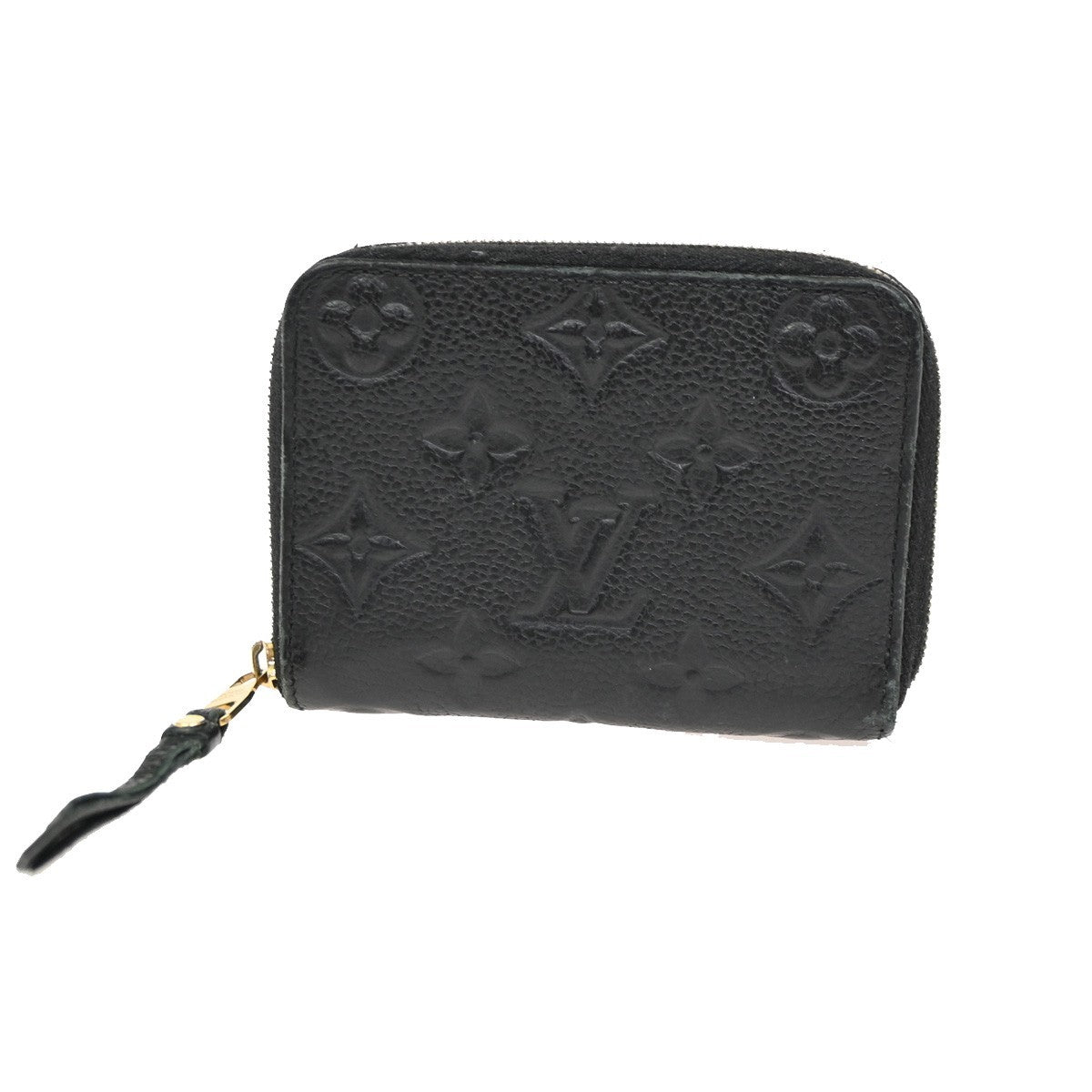 LOUIS VUITTON Zippy Coin Purse Wallet Monogram Empreinte Black M60574 62ZA256