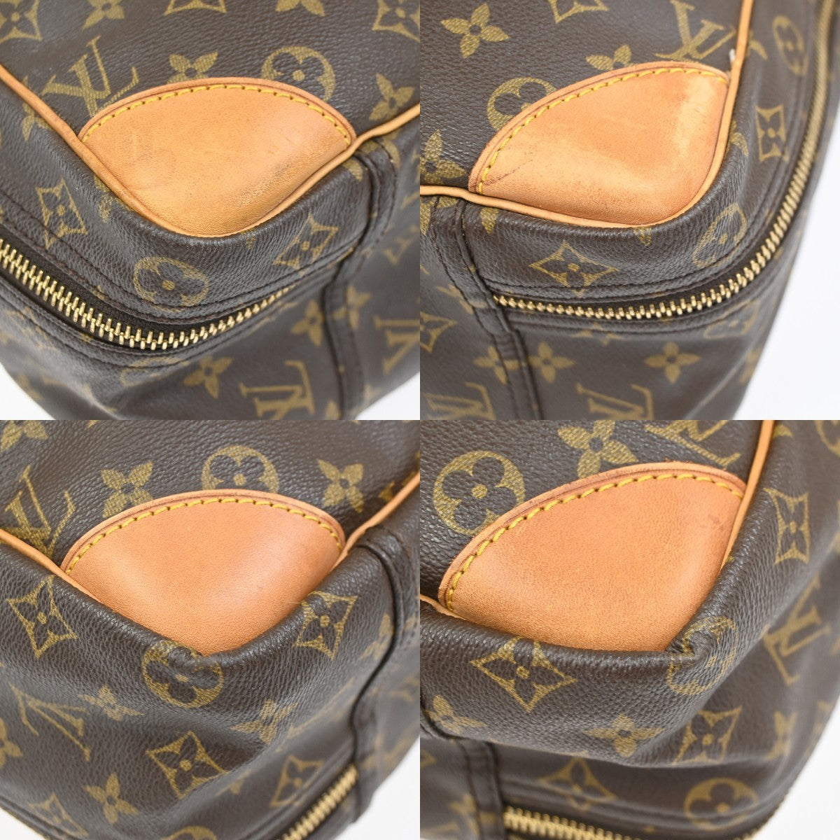 LOUIS VUITTON Sirius 50 Travel Hand Bag Monogram Leather Brown M41406 36YJ161