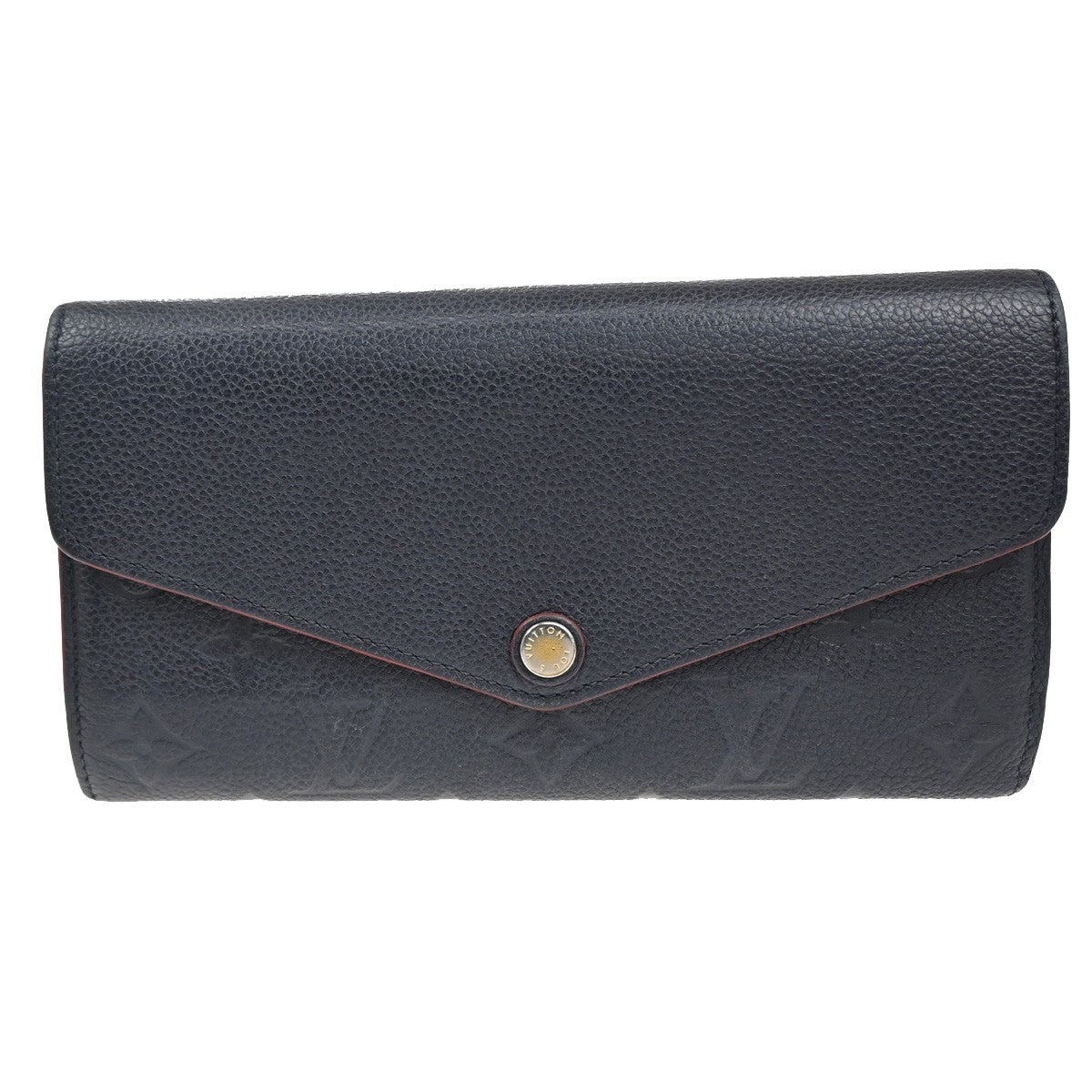 LOUIS VUITTON Portefeuille Sarah Wallet Monogram Empreinte Blue M62125 30KB649