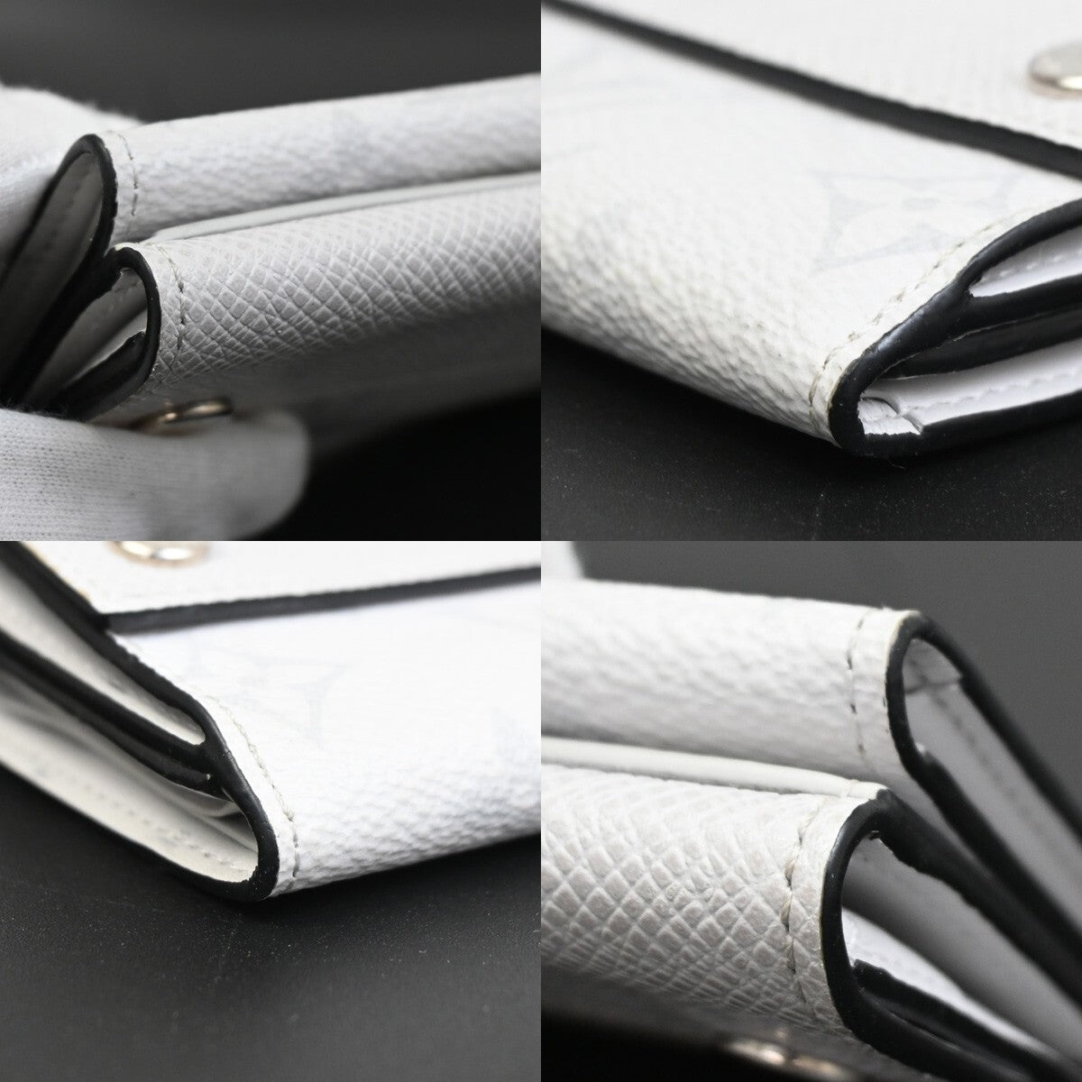 LOUIS VUITTON Discovery Compact Trifold Wallet Taigarama Leather M67621 35FB565