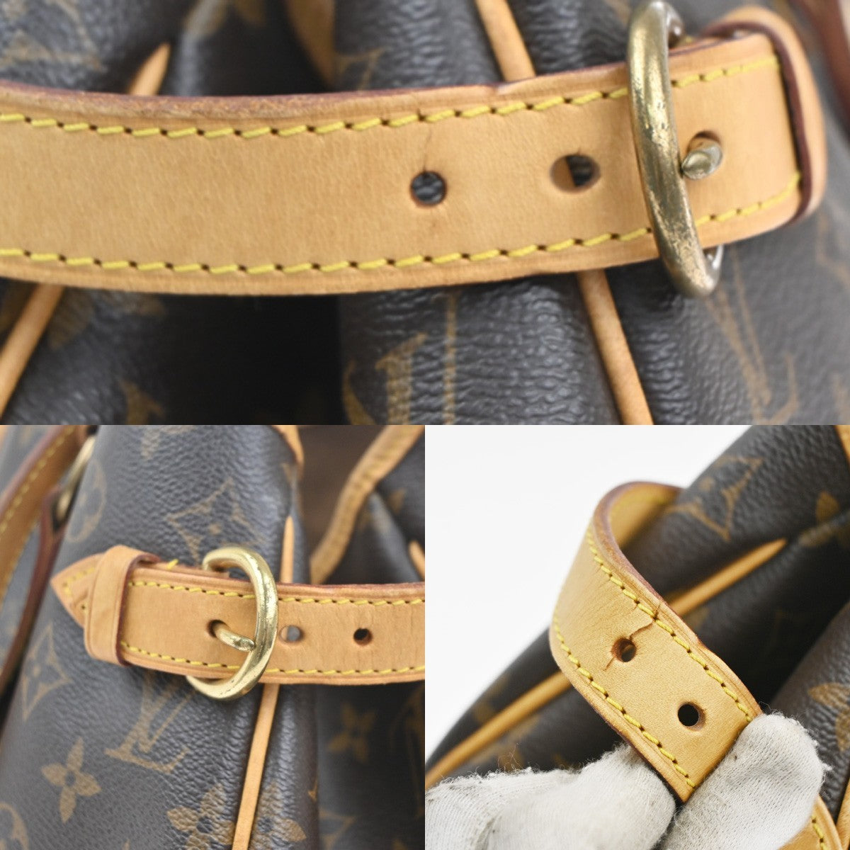 LOUIS VUITTON Batignolles Horizontal Shoulder Bag Monogram Brown M51154 94MA306