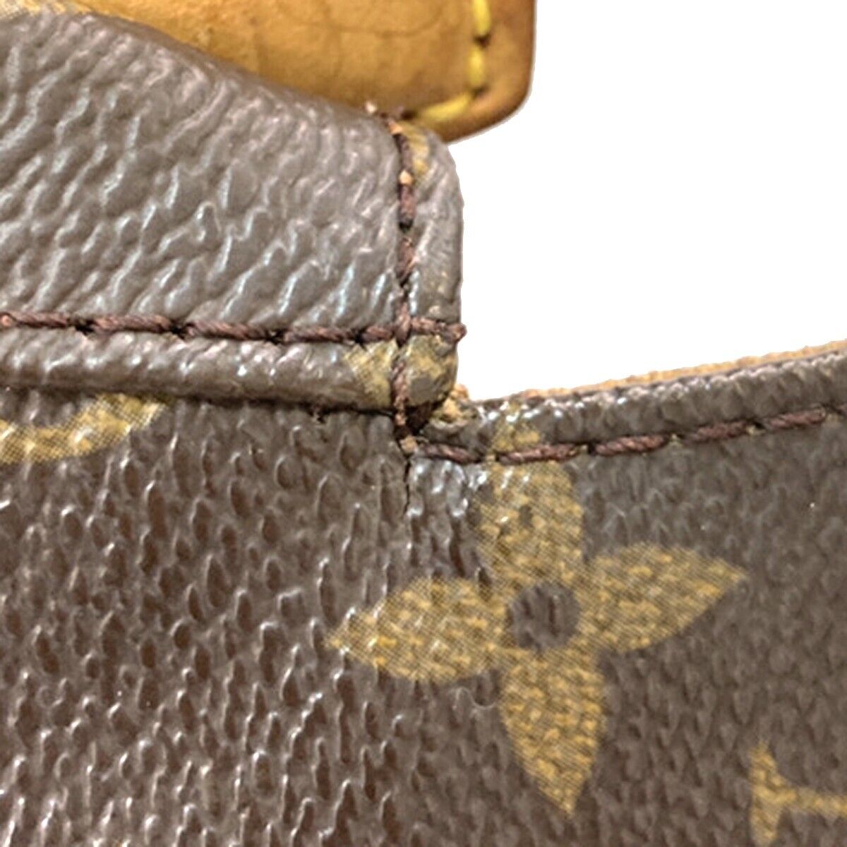 LOUIS VUITTON Mini Looping Hand Bag Monogram Leather Brown France M51147 98ED470