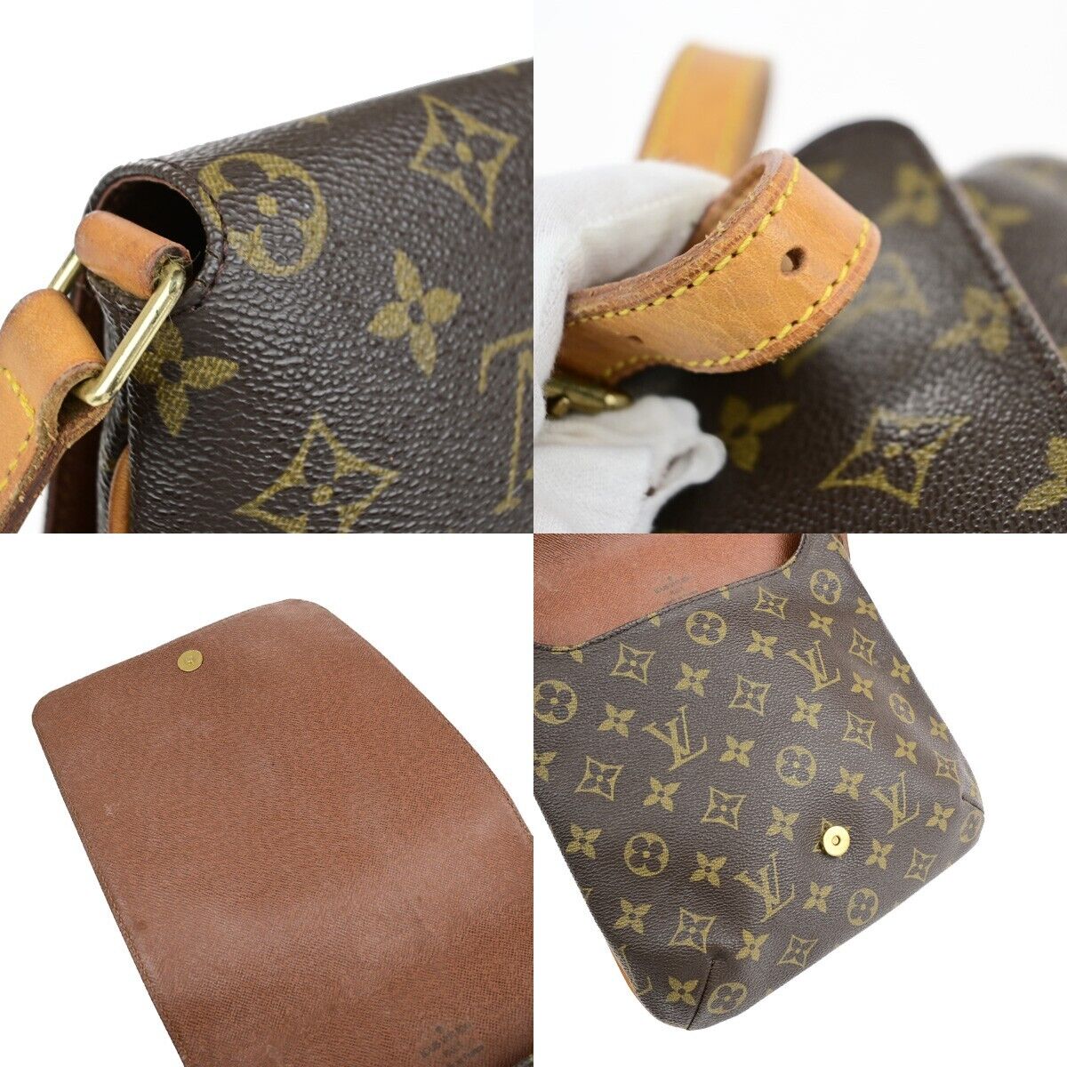 LOUIS VUITTON Musette Salsa Short Shoulder Bag Monogram Brown M51258 70EB765