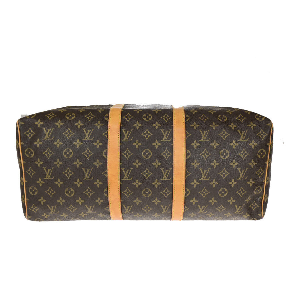 LOUIS VUITTON Keepall 50 Travel Hand Bag Monogram Leather Brown M41426 76SJ513