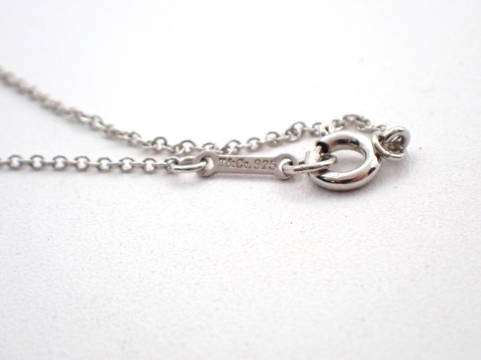 TIFFANY & CO. Paloma Picasso Tenderness Heart Necklace Silver AG 925 05CA436