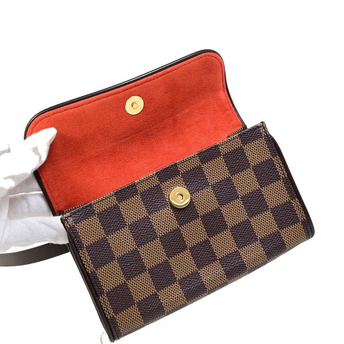 LOUIS VUITTON Pochette Florentine Bum Bag Damier Leather Brown N51856 59FA605