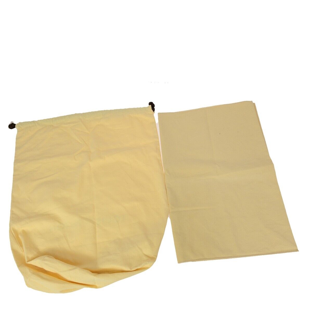 LOUIS VUITTON Logo 10 Set Dust Bag Drawstring Canvas Cotton Beige Brown 09FA768