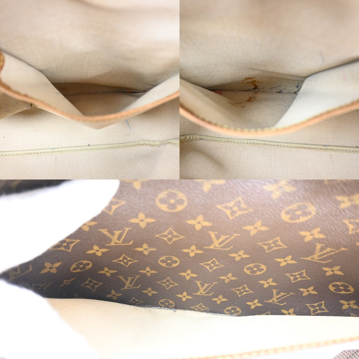 LOUIS VUITTON Reporter GM Crossbody Shoulder Bag Monogram Leather M45252 69KC877
