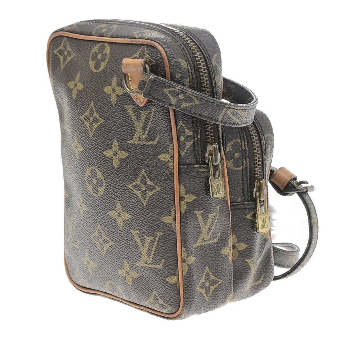 LOUIS VUITTON Mini Amazon Shoulder Bag Monogram Leather Brown M45238 32SA168