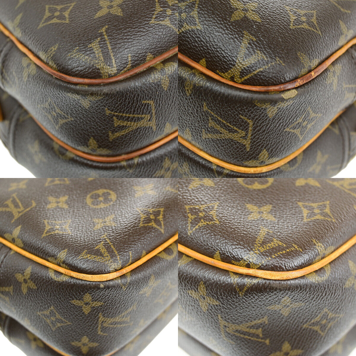 LOUIS VUITTON Reporter PM Crossbody Shoulder Bag Monogram Leather M45254 30YE574