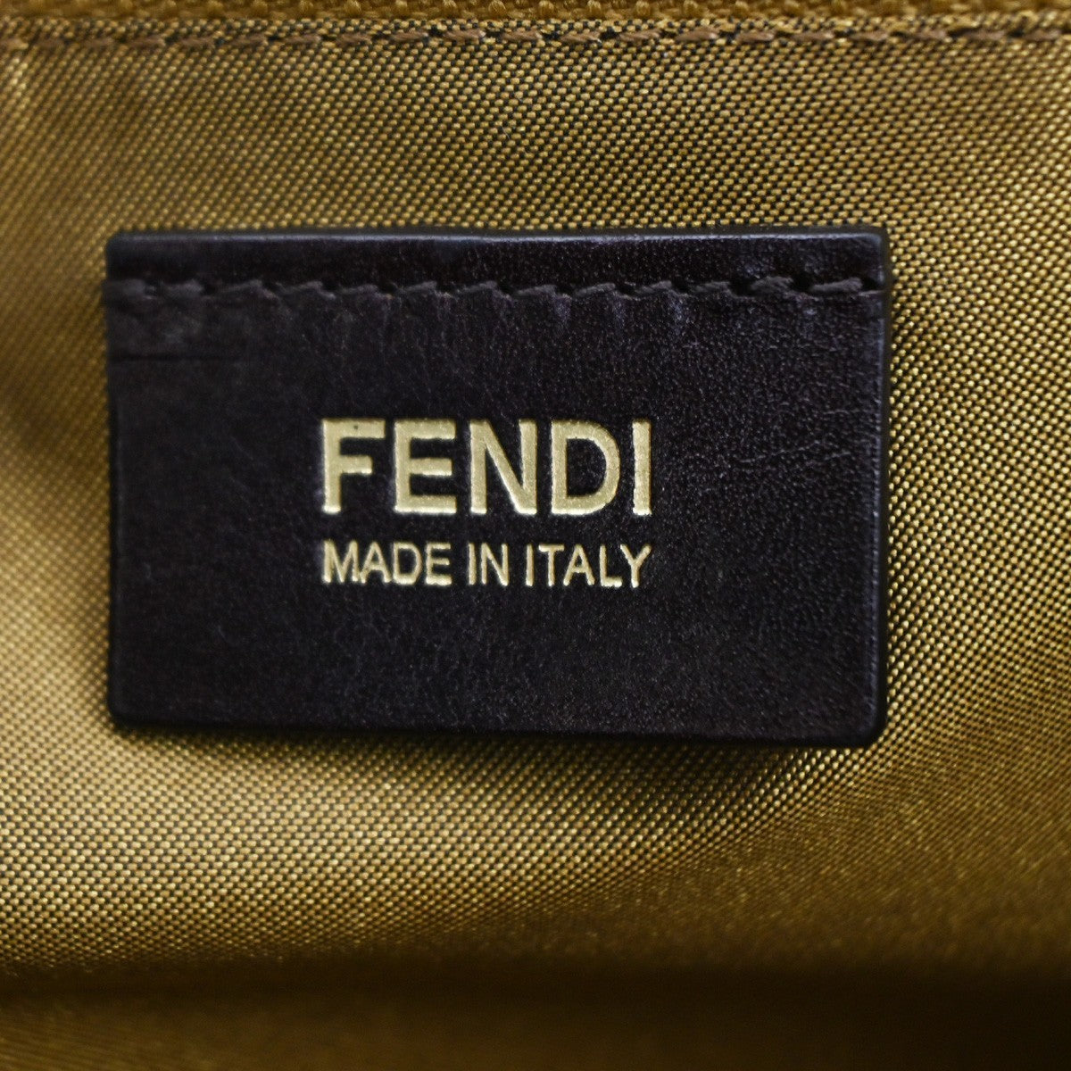 FENDI Logo Zucca x Star Pattern Tote Shoulder Bag Canvas PVC Leather BN 27RL554