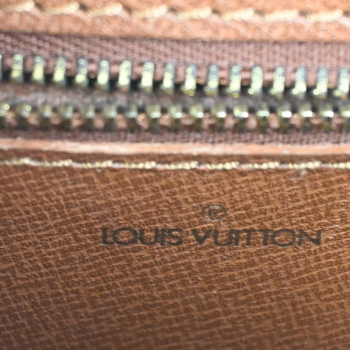 LOUIS VUITTON Saint Cloud MM Shoulder Bag Monogram Leather Brown M51243 82KC898
