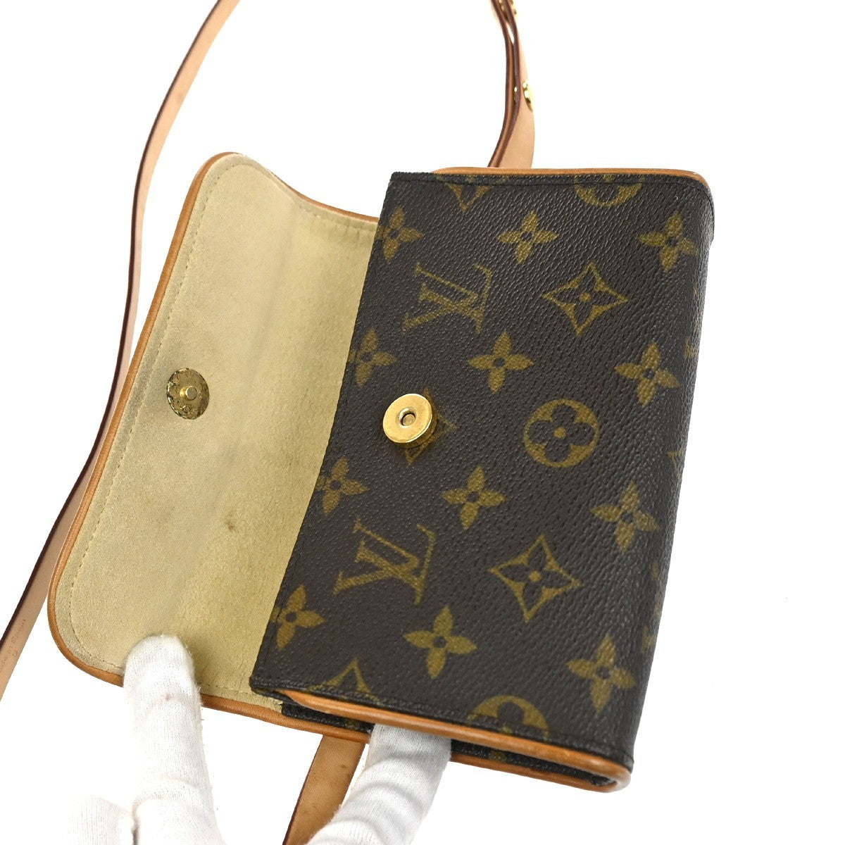 LOUIS VUITTON Pochette Florentine Bum Bag #S Monogram Leather BN M51855 32YH884