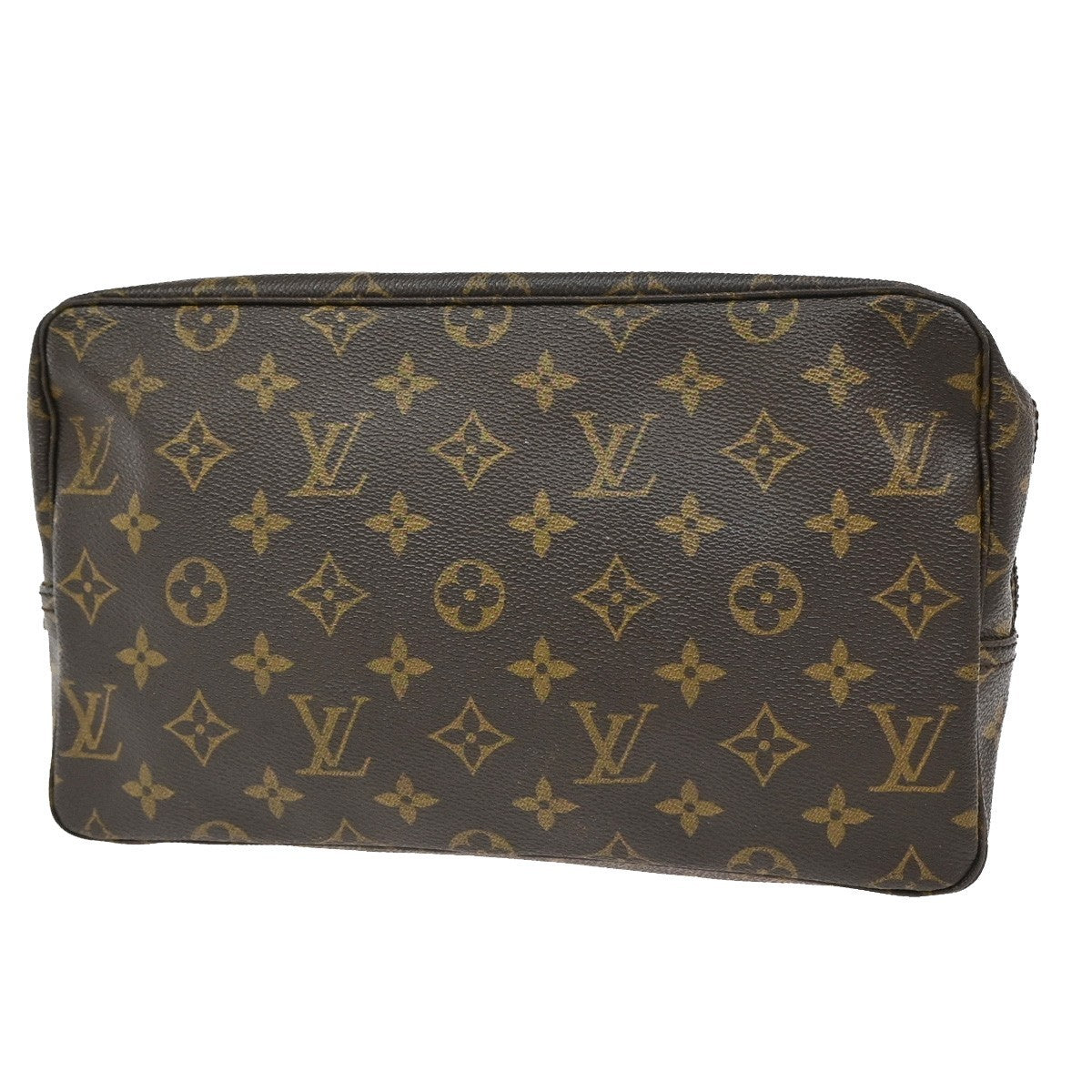 LOUIS VUITTON Trousse Toilette 28 Clutch Hand Bag Monogram Brown M47522 02AA096