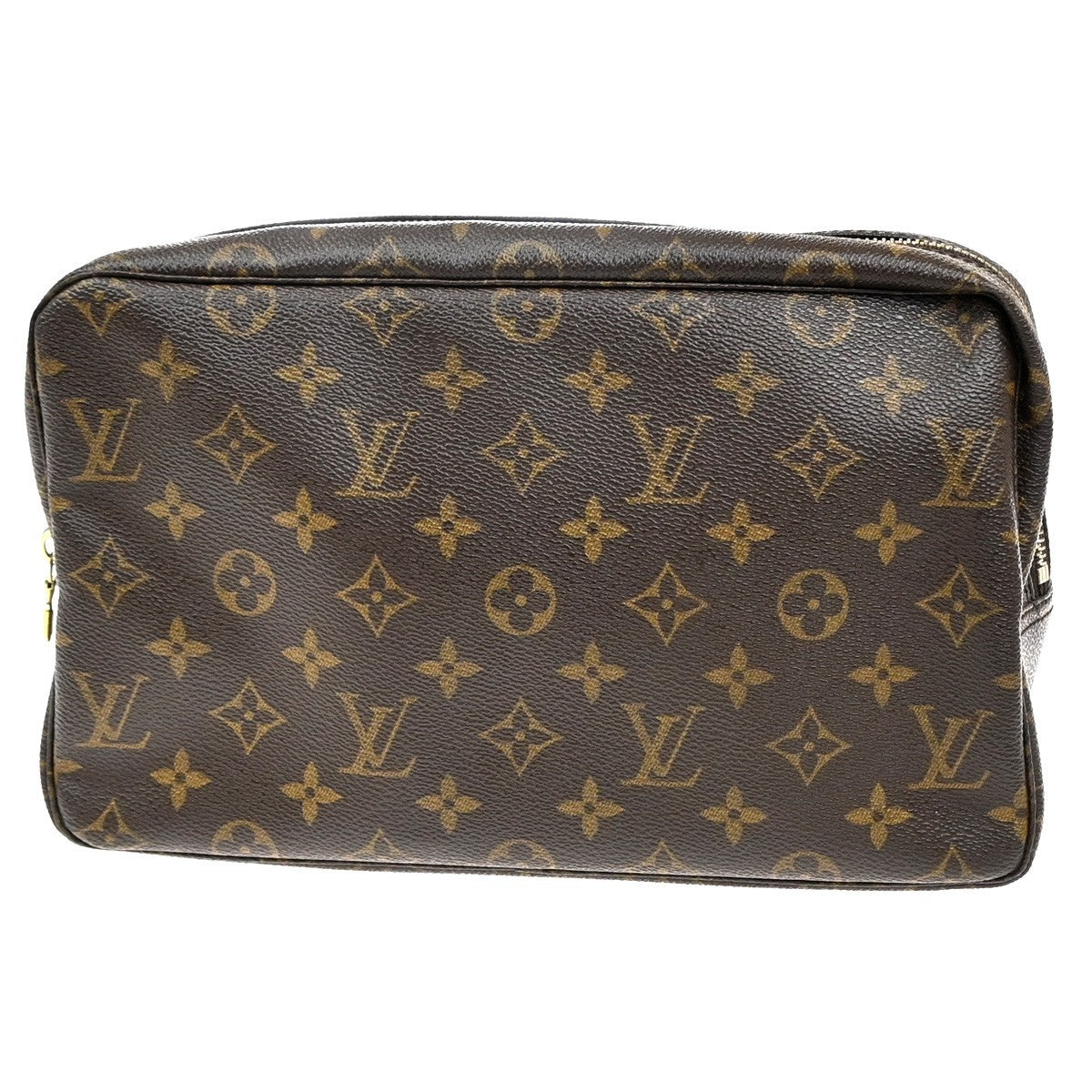 LOUIS VUITTON Trousse Toilette 28 Clutch Hand Bag Monogram Brown M47522 61MA188