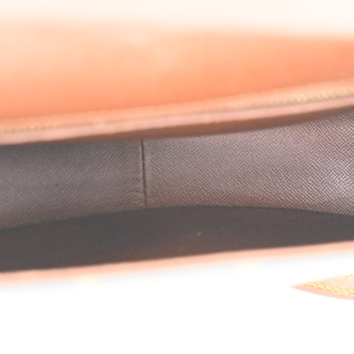 LOUIS VUITTON Saint Cloud GM Shoulder Bag Monogram Leather Brown M51242 76CA606