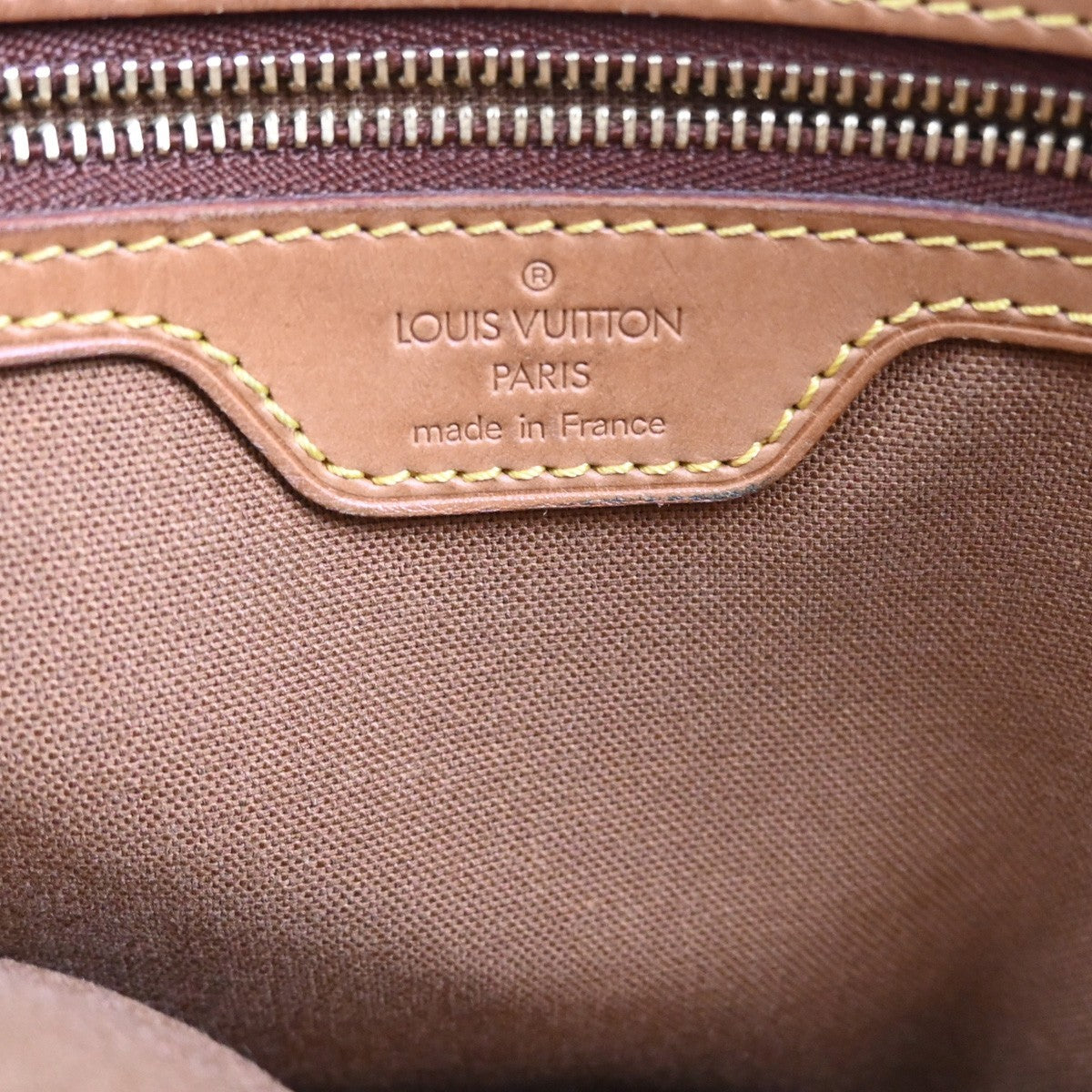 LOUIS VUITTON Cabas Piano Shoulder Bag Monogram Leather BN France M51148 76KC831